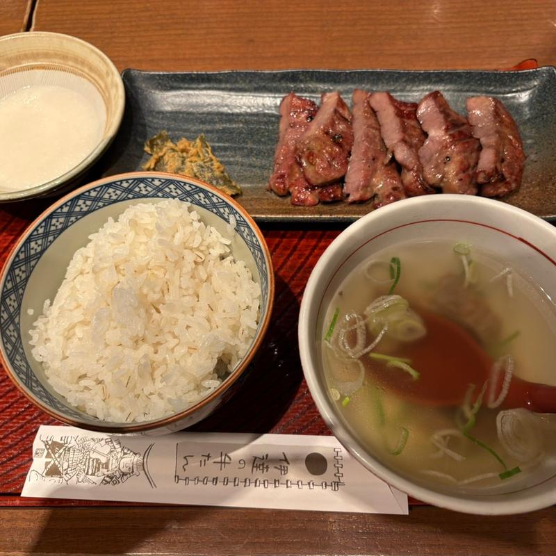 極厚芯たん定食 3枚6切(伊達の牛たん本舗 キッテグランシェ店)