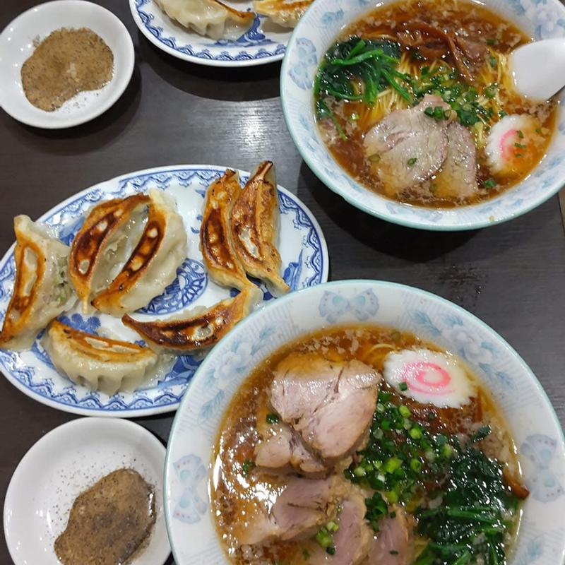 チャーシューメン 餃子並み(味楽天 )