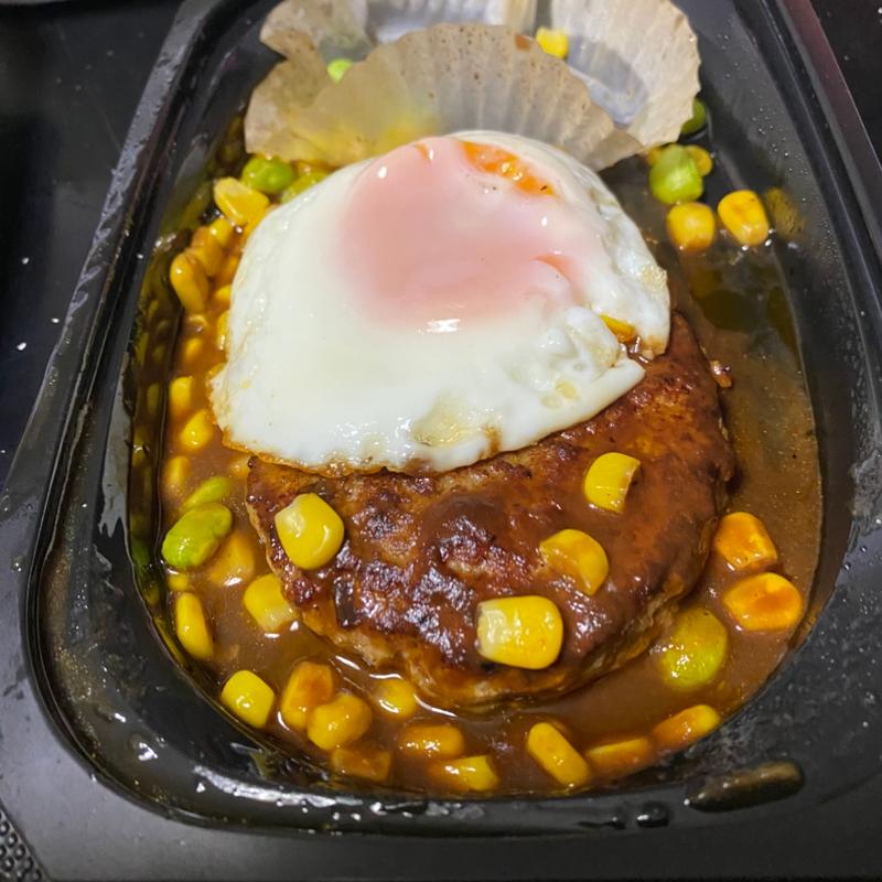 目玉焼きハンバーグ(ガスト 福岡土井店)