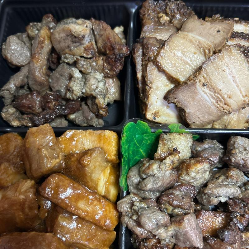 スペアリブ2種とたん塩おつまみトリオ(肉処いとう)