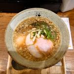 アグー背脂入醤油らあめん(麺処 天川)