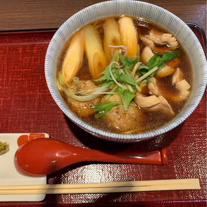 特選　鴨南蛮そば(手打ちそば無着庵)