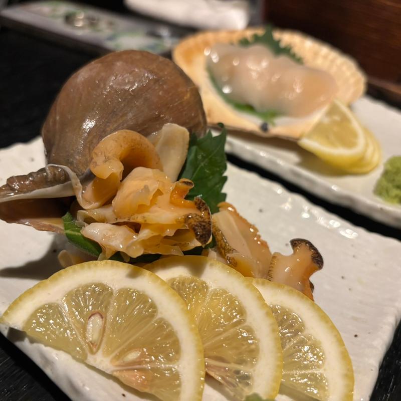 活つぶ貝刺(貝々味海)