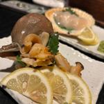 活つぶ貝刺