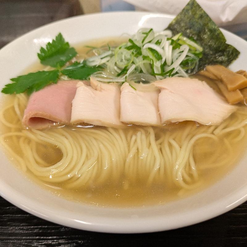 新鮮魚貝の潮ラーメン(肉蕎麦 叶夢)