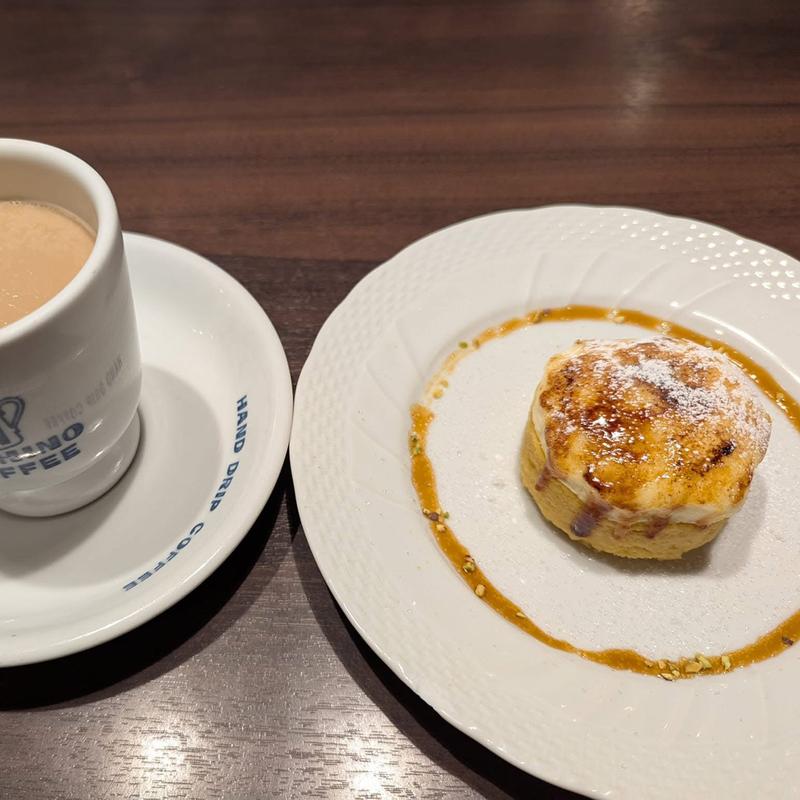 とろけるカスタードとりんごスイートポテトブリュレ(星乃珈琲店 仙川店)