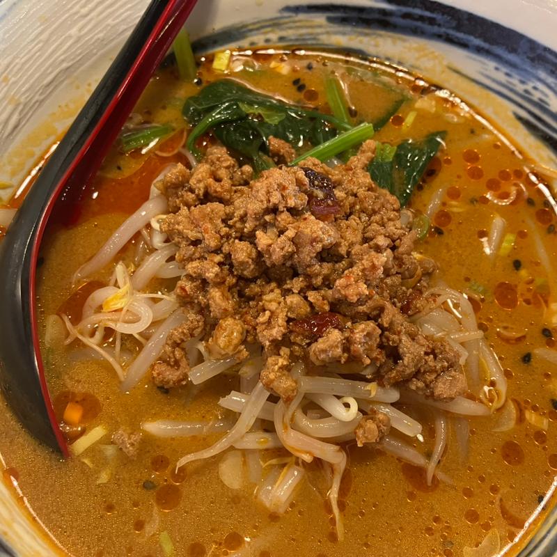 四川風担々麺セット(北京飯店)