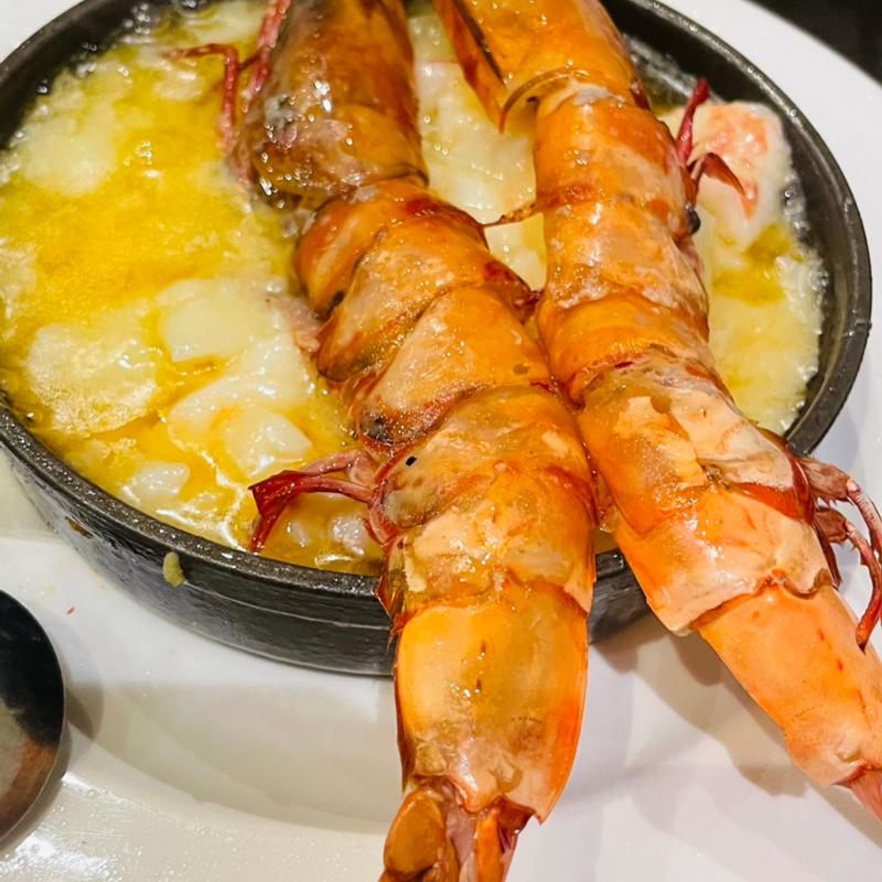 海老入りピルピル(スペイン料理 アロス )