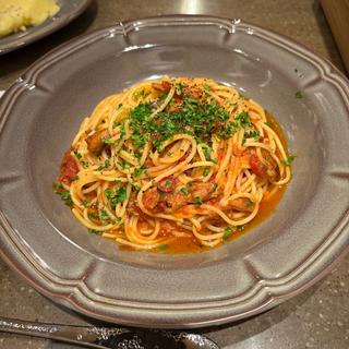 旬食材のアラビアータ(TEAM JAPAN 2020 VILLAGE / Cafe & Restaurant CENTRALE)