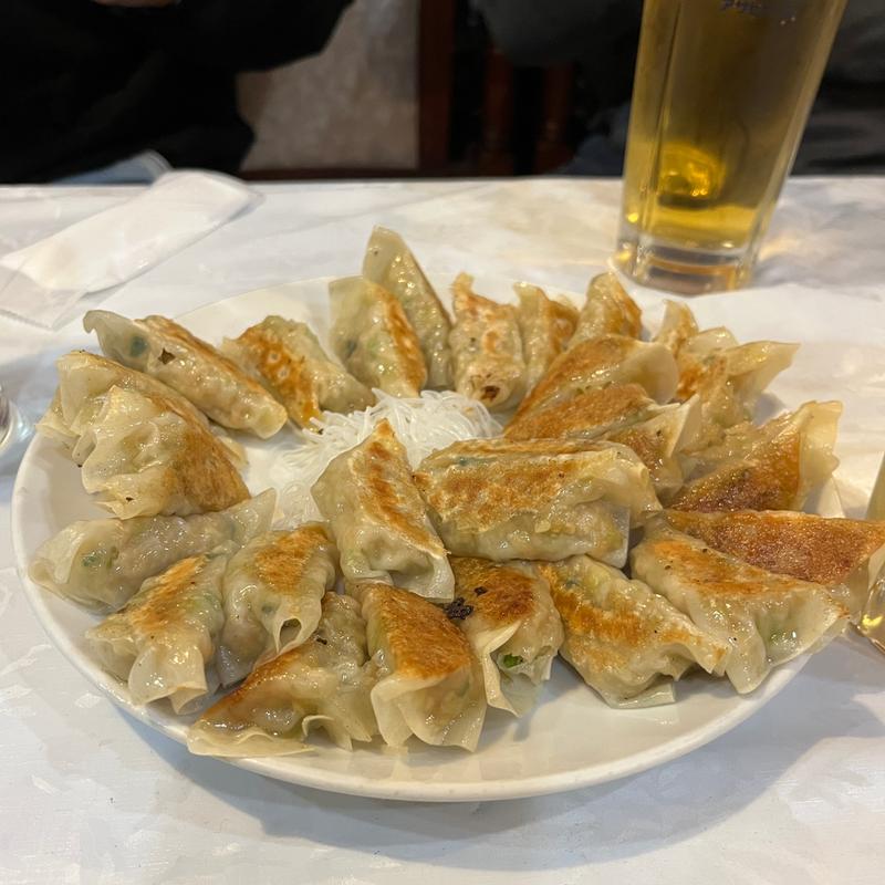 お得セット(生ビールと焼き餃子)(夜来香 栄本店 （いえらいしゃん）)