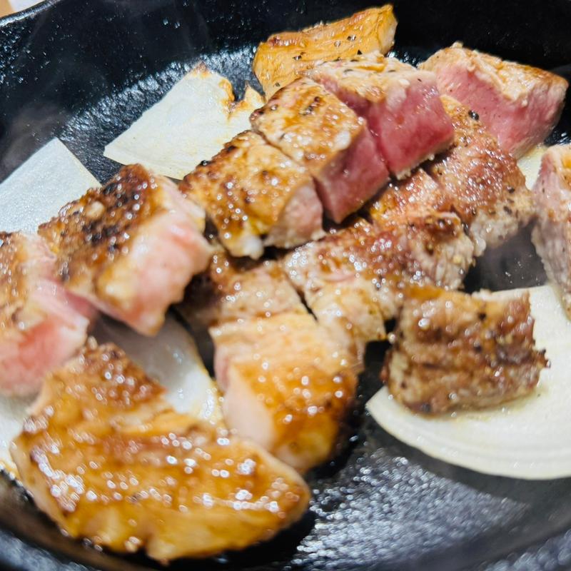 豚ステーキ200g(豚ステーキ専門店 B イオンモール岡山店)