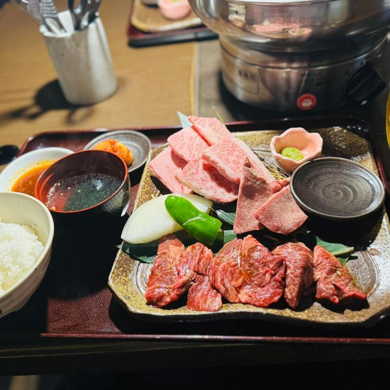 Fプレミアムセット(炭火焼肉まん福 岡山高屋店)