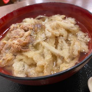 肉ごぼう天うどん