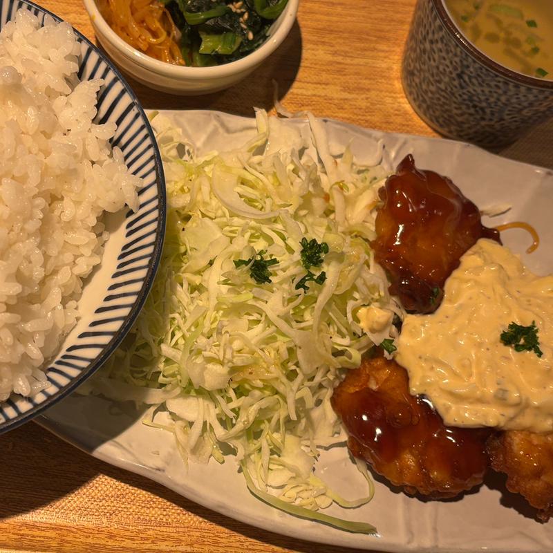 鶏南蛮ランチ(やきとり家 すみれ 武蔵小杉店)