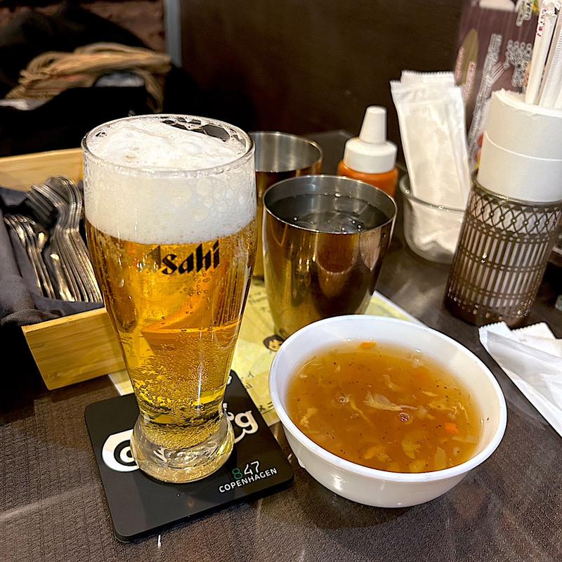 生ビール＆スープ(ナマスカ 仙台南町通り店 （NAMASKAR）)