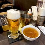 生ビール＆スープ