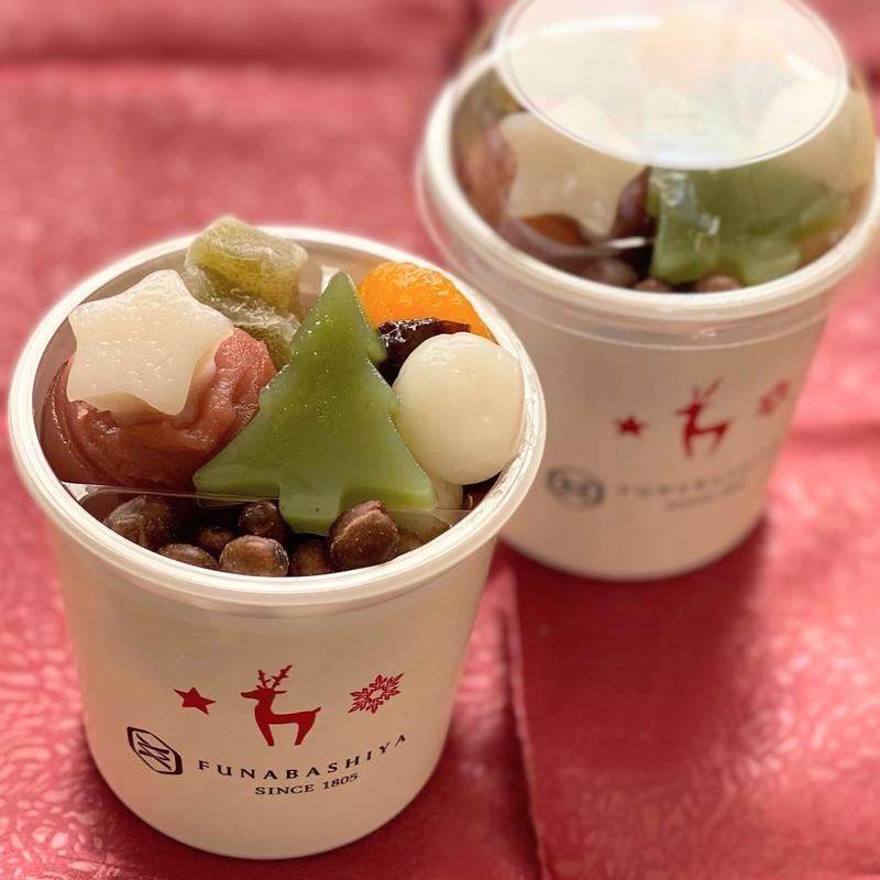 クリスマスあんみつ(亀戸天神 船橋屋 亀戸駅前店 （かめいどてんじん ふなばしや）)