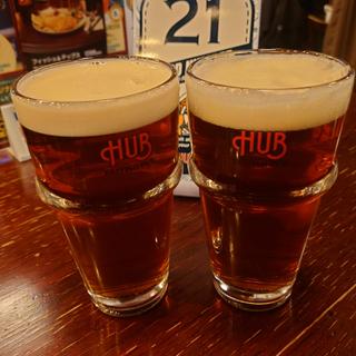 HUB ALE 3/4Pint glass(HUBロッテシティホテル錦糸町店)