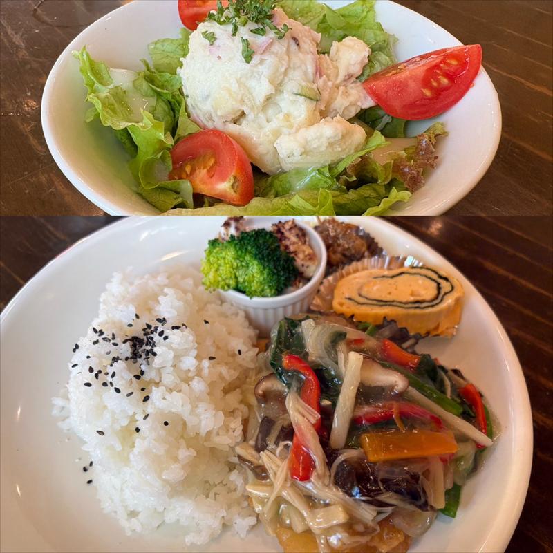 白身魚の野菜あんかけ(カフェサザビー)