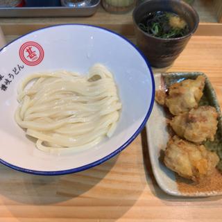 ざる　鶏天(肉讃岐 甚三うどん 高田馬場店)