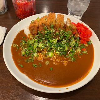 チキンカツカレー　激辛　青ねぎ