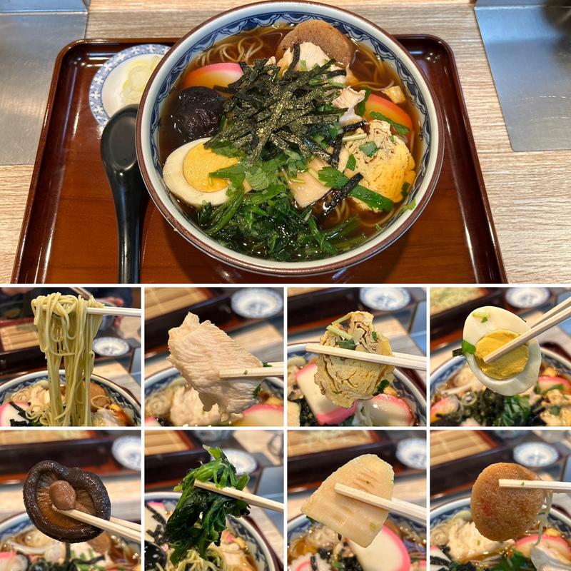 日本五目そば(そば処 更科)