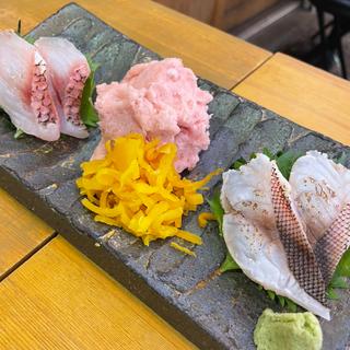 刺身盛り合わせ(築地 男前鮨)