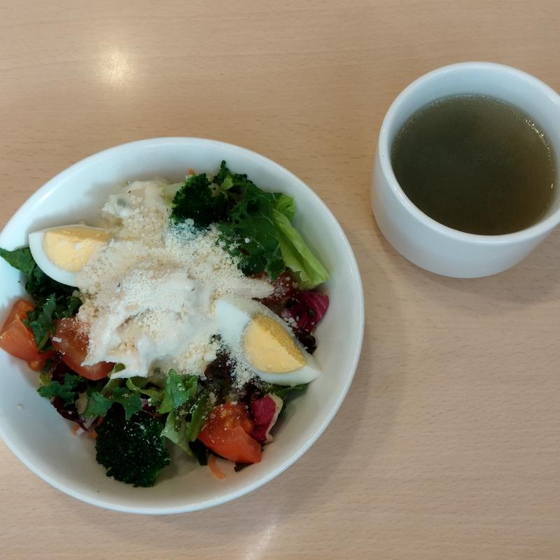 得トク セレクトランチ(選べるサイド・デザート)、日替わりスープ(ガスト 小菅店)