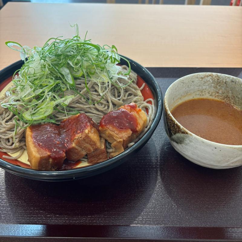 旨辛肉つけ味噌(十割そば 二代目長助岡崎美合店)