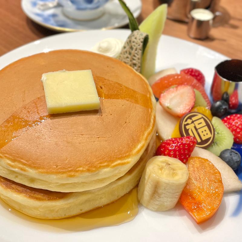  糀種ホットケーキ(丸福珈琲店 ザ・パーラー 大丸京都店)