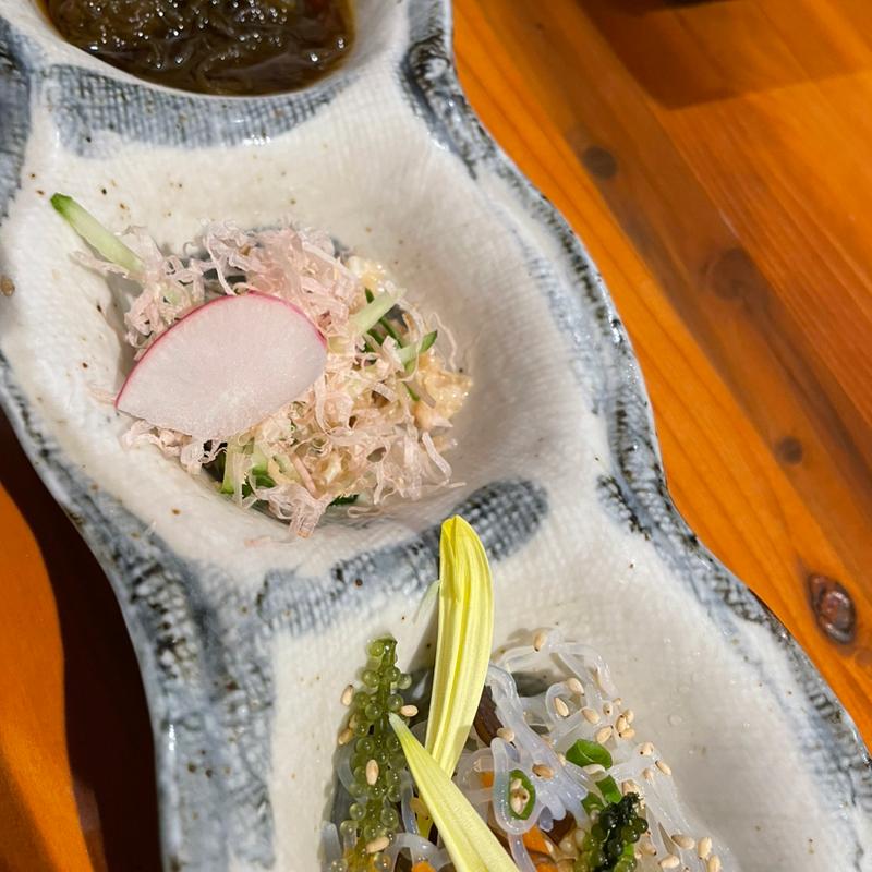 お通し(島しゃぶしゃぶNAKAMA)