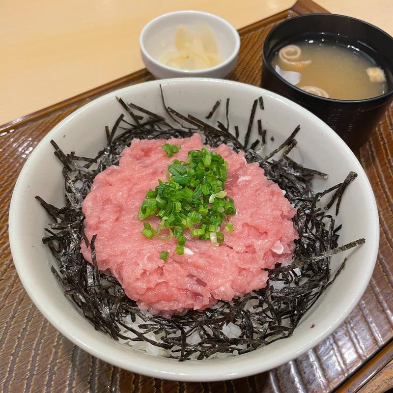 ねぎとろ丼(ガスト 市ヶ谷駅前店)