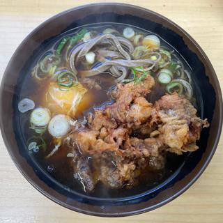 太そば小盛・ゲソ(そばのスエヒロ 八丁堀店)