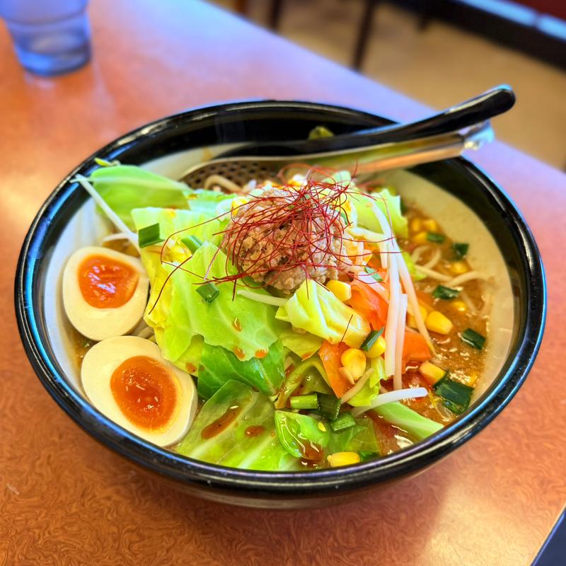 野菜味噌ラーメン(らーめん五衛門茂原店)