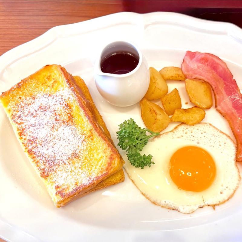 ハム＆チーズのフレンチトーストサンドプレート(ロイヤルホスト成田店)
