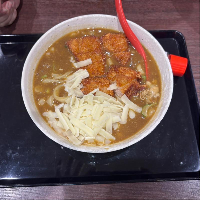 カレーうどん チーズパリパリチキントッピング(CoCo壱番屋 緑区徳重店)