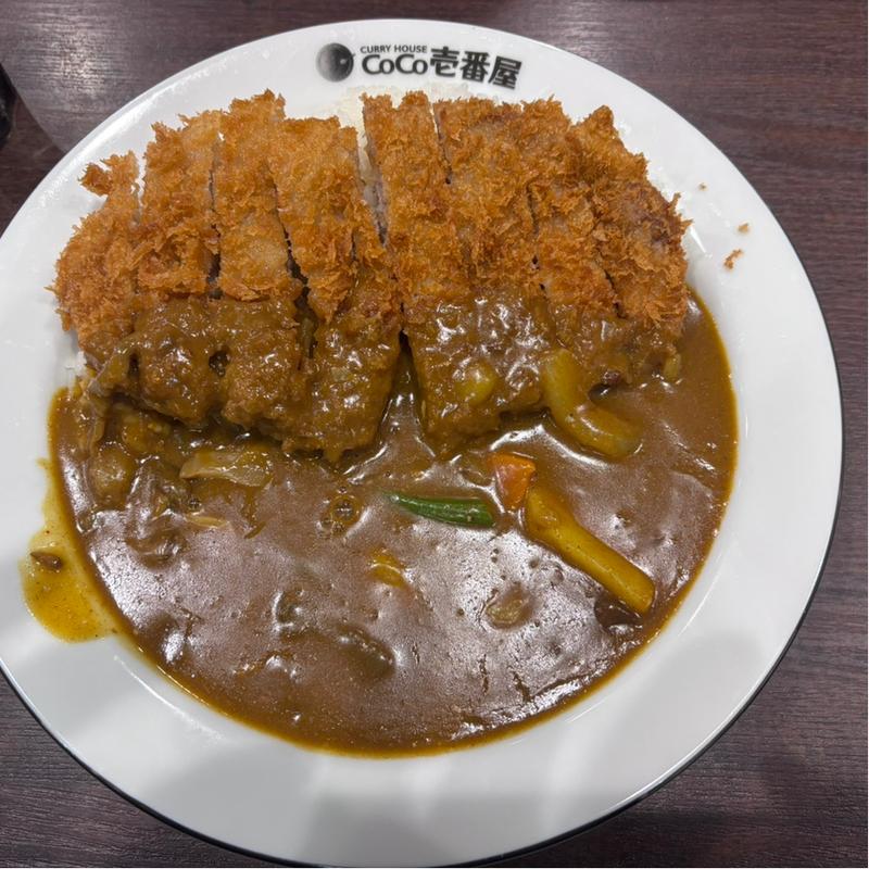 トンカツカレー キノコハーフ野菜ハーフ3から(CoCo壱番屋 緑区徳重店)