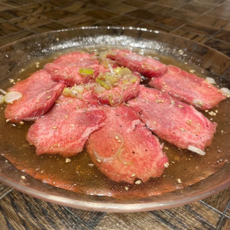 名物！出汁タン塩(神戸牛焼肉&生タン料理 舌賛)