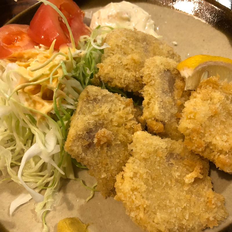 まぐろフライ(いわし料理の店 味楽)