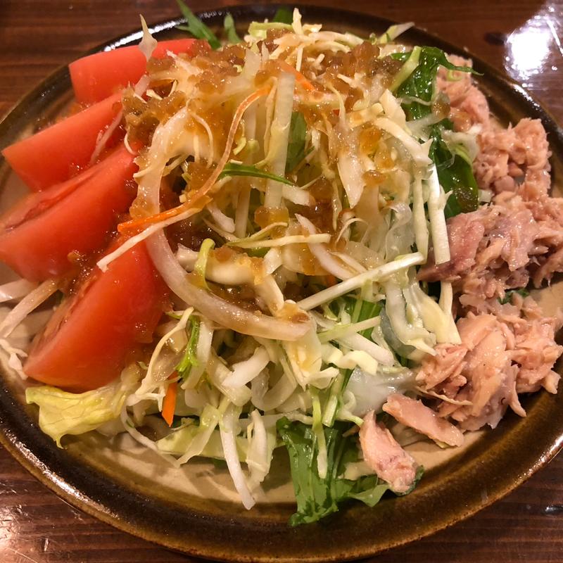 お通し(いわし料理の店 味楽)