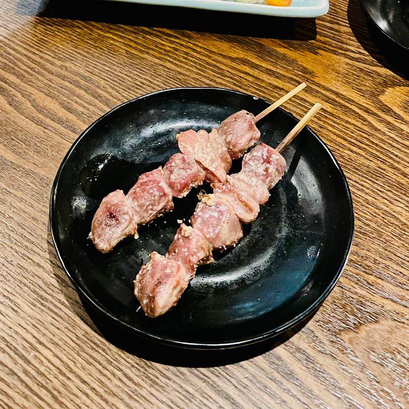 砂肝(炭火焼鳥酒房 和光市のおっ鳥家)