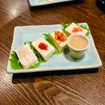 にぎり豆腐(炭火焼鳥酒房 和光市のおっ鳥家)