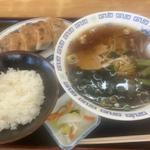 醤油ラーメン+餃子+半ライス