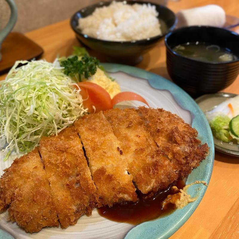 とんかつ大 定食セット ライス大盛り(まほろば)