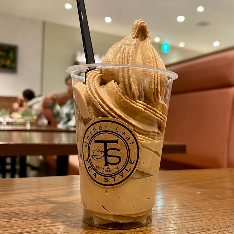 ロイヤルミルクティーソフトクリーム(マザーリーフ・ティースタイル 大崎店)