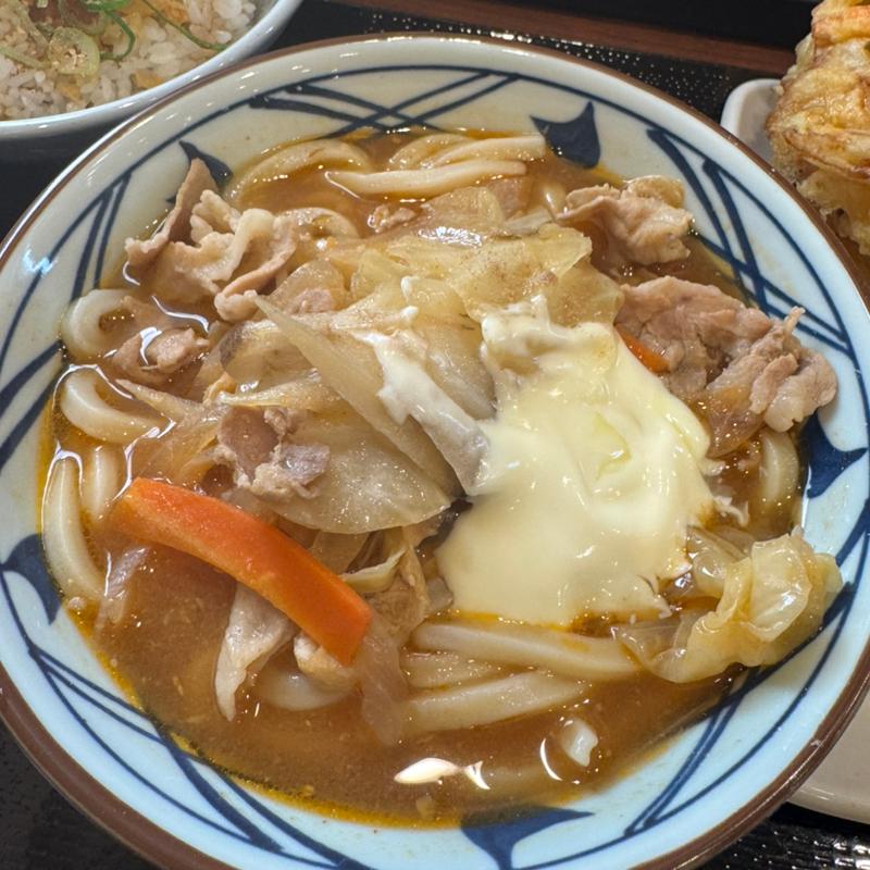 俺たちのガリバタマヨ豚汁うどん(丸亀製麺　横須賀野比店)
