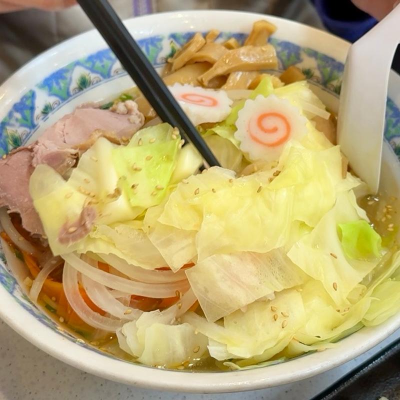 めん丸タンメン しお野菜ラーメン(めん丸 曳舟店)