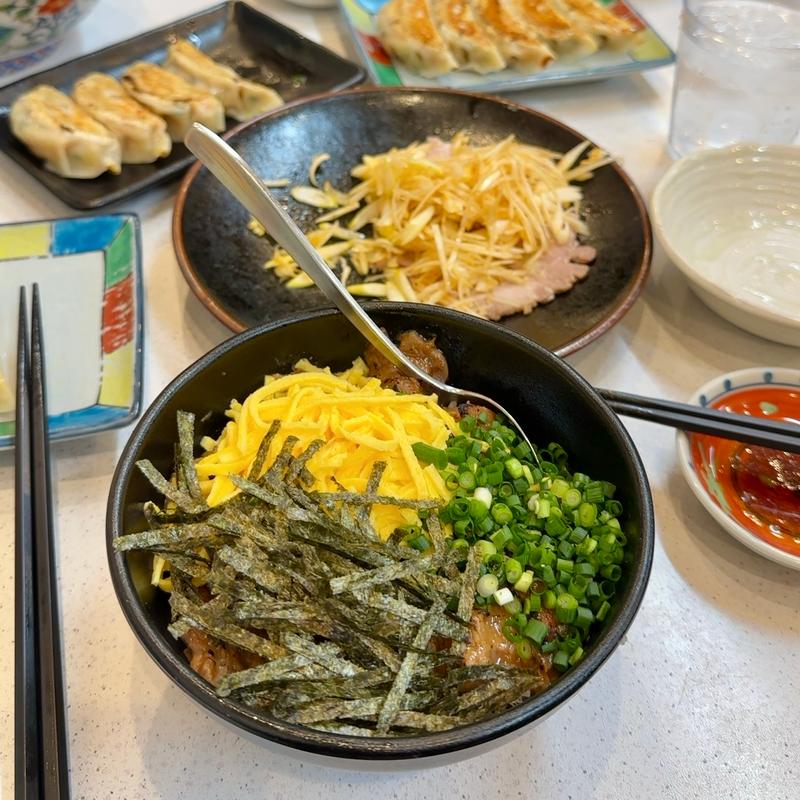ラーメンセット チャーシュー丼(めん丸 曳舟店)