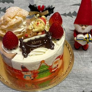 2つの味が楽しめるデコレーション(シャトレーゼ 足立東和店)