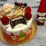 2つの味が楽しめるデコレーション